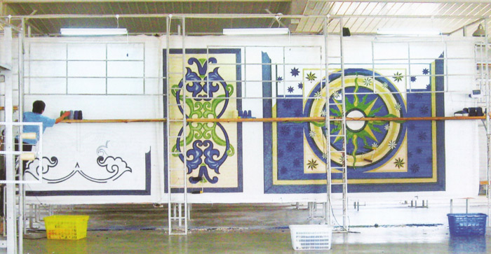 手織地毯生產(chǎn)線 手織地毯生產(chǎn)線